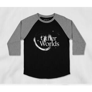 The Pretty Reckless "Other Worlds" Raglan Baseball Tee - Black/Grey Medium NWT